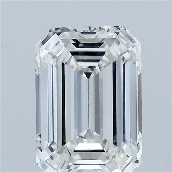 1.87ct Emerald F VVS2 Lab Created Diamond