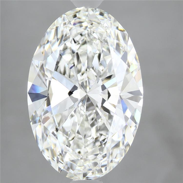 4.56ct Oval F VVS2 Lab Created Diamond