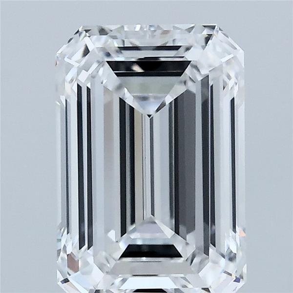 2.06ct Emerald D VVS2 Lab Created Diamond