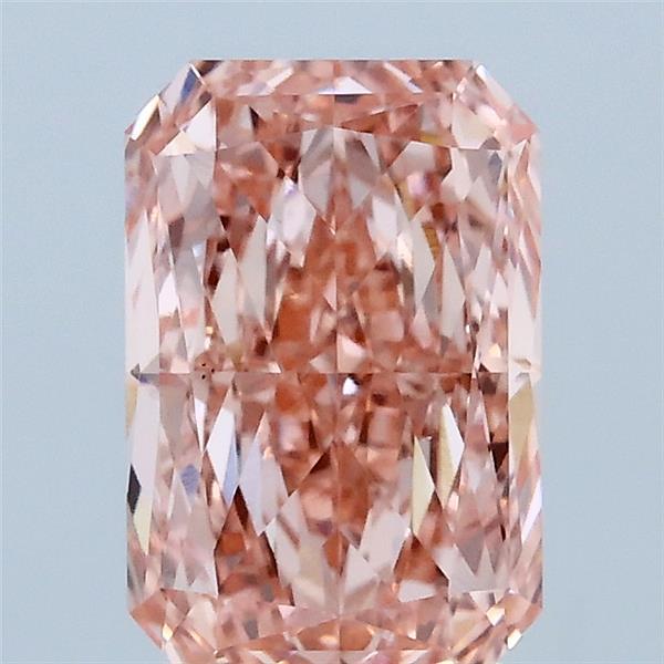 2.01ct Radiant FANCY VIVID PINK VS1 Lab Created Diamond