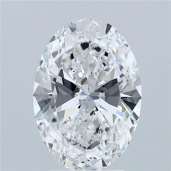 3ct Oval E VVS2 Lab Created Diamond