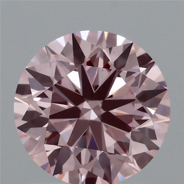 1.55ct Round FANCY INTENSE PINK VS1 Lab Created Diamond