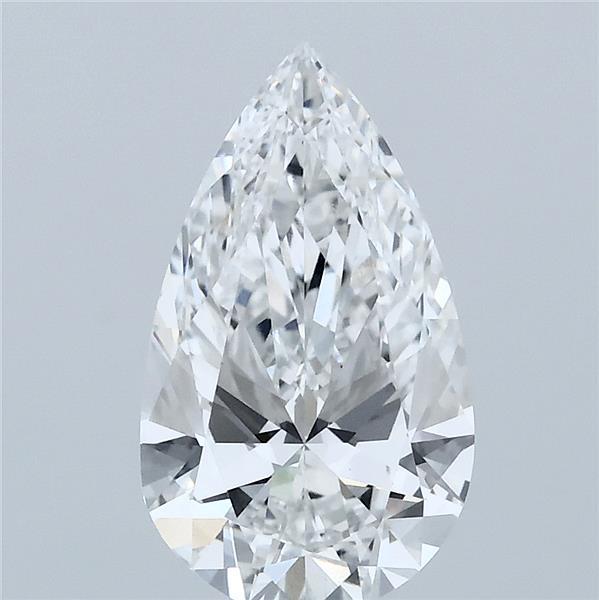 2ct Pear E VVS1 Lab Created Diamond