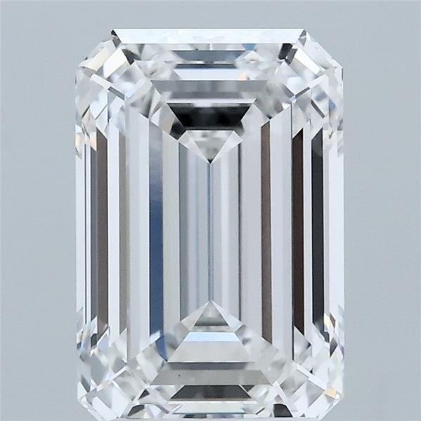 2.85ct Emerald D VS1 Lab Created Diamond