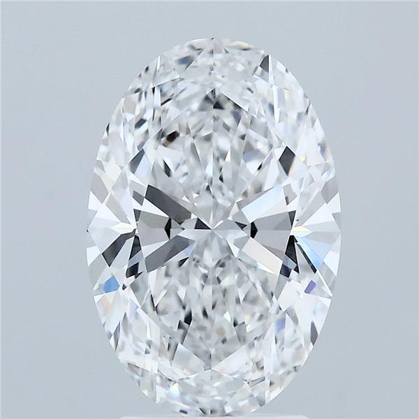 3.03ct Oval D VVS2 Lab Created Diamond