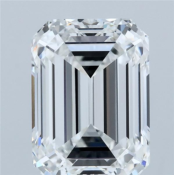 3.91ct Emerald E VVS2 Lab Created Diamond
