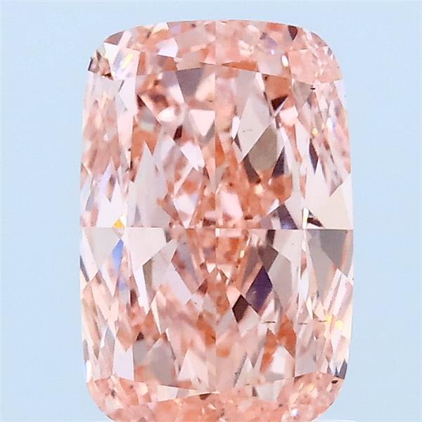 1.52ct Cushion FANCY VIVID PINK VS1 Lab Created Diamond