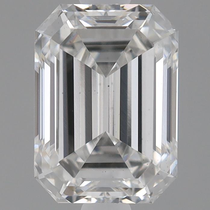 0.8ct Emerald F VS2 Lab Created Diamond