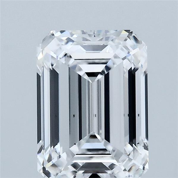 2ct Emerald D VS2 Lab Created Diamond