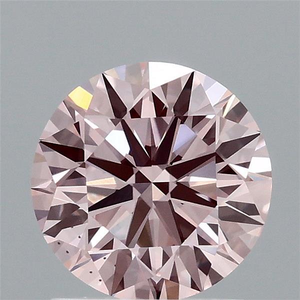 1.41ct Round FANCY INTENSE PINK VS2 Lab Created Diamond