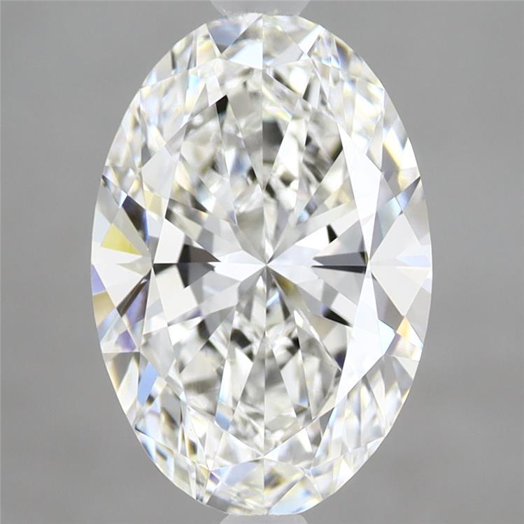 2.72ct Oval F VVS2 Lab Created Diamond