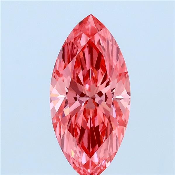 1.01ct Marquise FANCY VIVID PINK VVS2 Lab Created Diamond