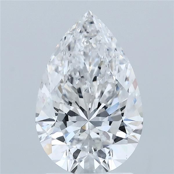 2.01ct Pear D VS1 Lab Created Diamond