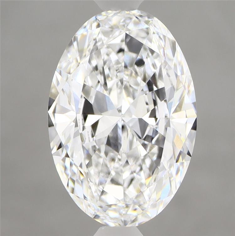 2.47ct Oval D VVS2 Lab Created Diamond