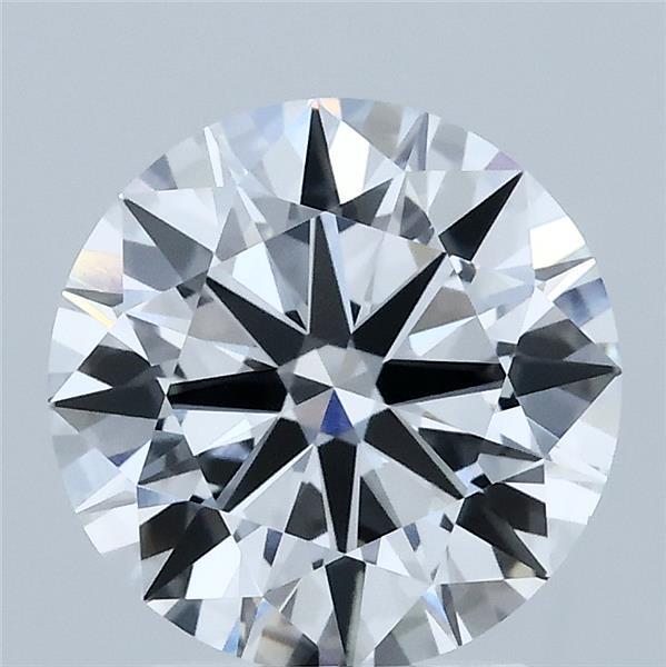 2.5ct Round D VVS2 Lab Created Diamond