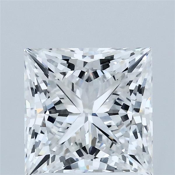 2.1ct Princess E VS1 Lab Created Diamond