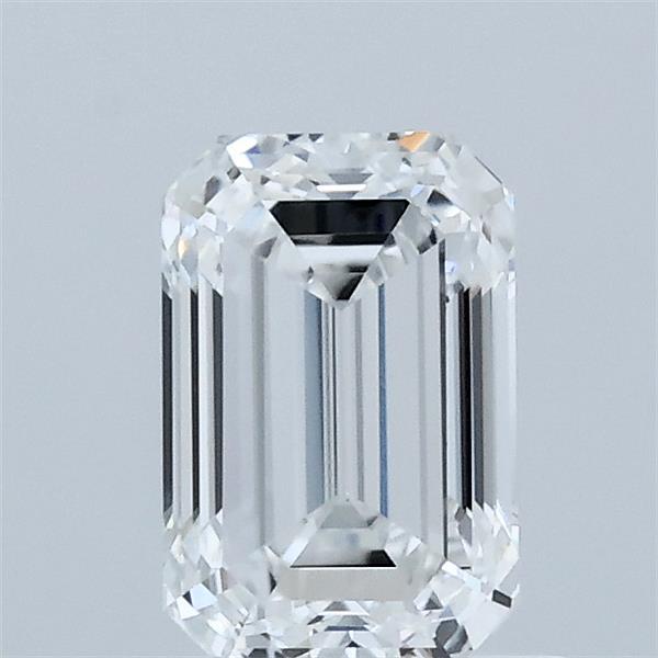1.05ct Emerald D VVS2 Lab Created Diamond