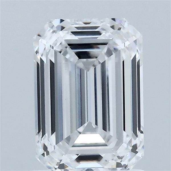 1.51ct Emerald D VVS2 Lab Created Diamond