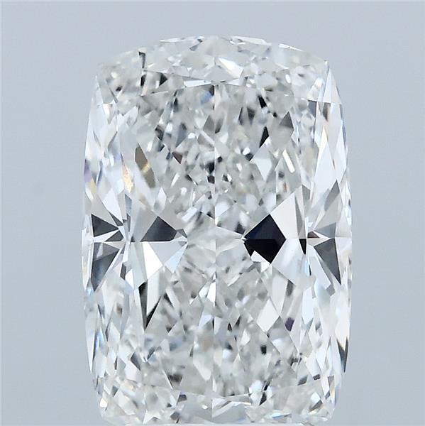 3.77ct Cushion F VVS2 Lab Created Diamond