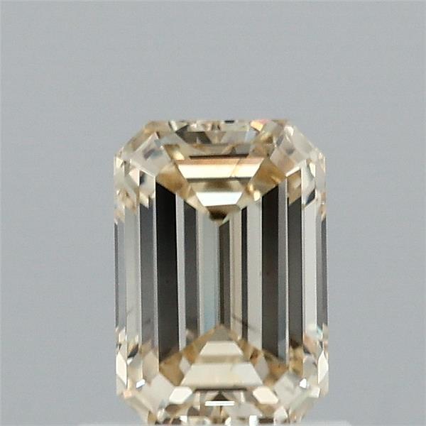0.94ct Emerald FANCY LIGHT YELLOW VS2 Lab Created Diamond