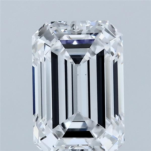 2.01ct Emerald D VS1 Lab Created Diamond