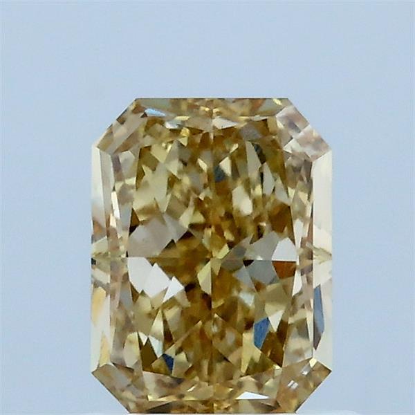 1.09ct Radiant FANCY INTENSE YELLOW VS1 Lab Created Diamond