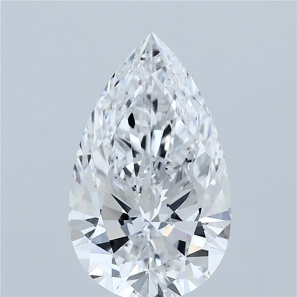 2ct Pear D VS1 Lab Created Diamond