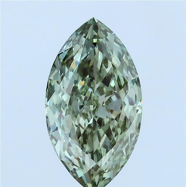2.04ct Marquise FANCY VIVID GREEN VS1 Lab Created Diamond