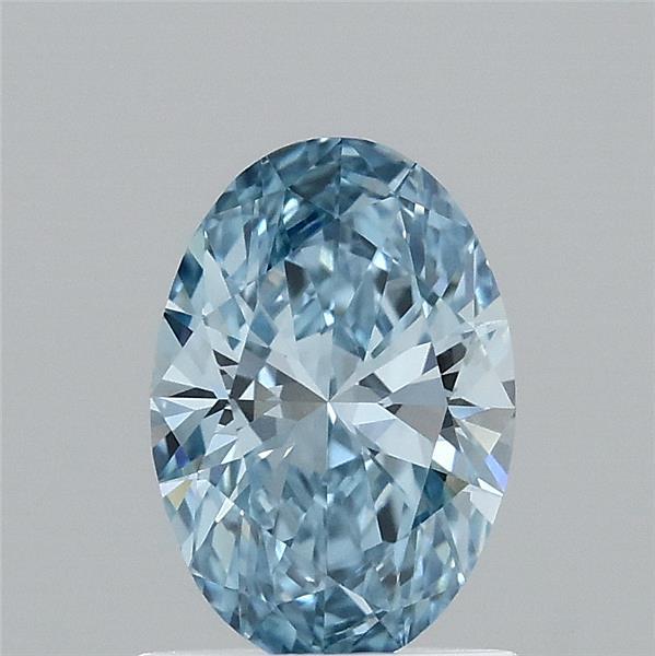 1.01ct Oval FANCY VIVID BLUE VVS1 Lab Created Diamond