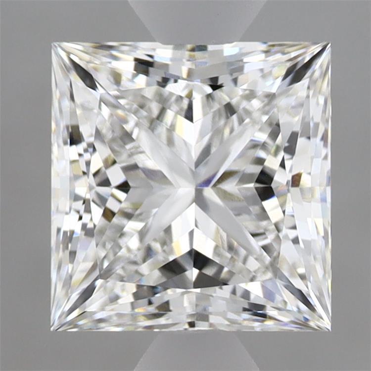 2.71ct Princess E VVS2 Lab Created Diamond