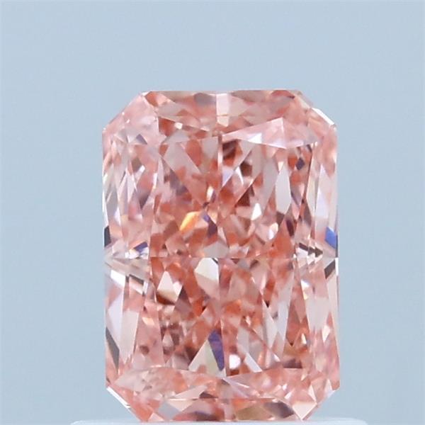 1.01ct Radiant FANCY VIVID PINK VS1 Lab Created Diamond