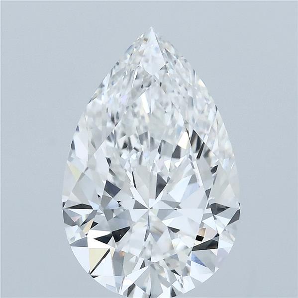 3.01ct Pear F VVS2 Lab Created Diamond