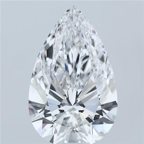 14.18ct Pear D VVS2 Lab Created Diamond