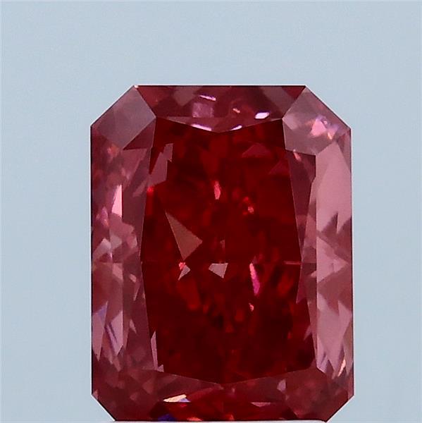 2.01ct Radiant FANCY VIVID PINK VVS2 Lab Created Diamond