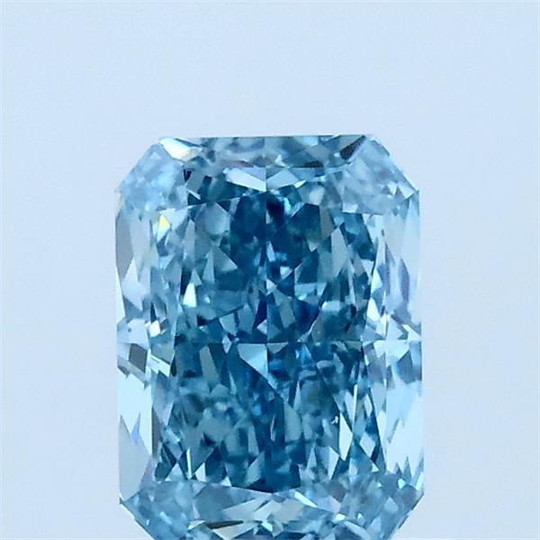 1.02ct Radiant FANCY VIVID BLUE VS1 Lab Created Diamond