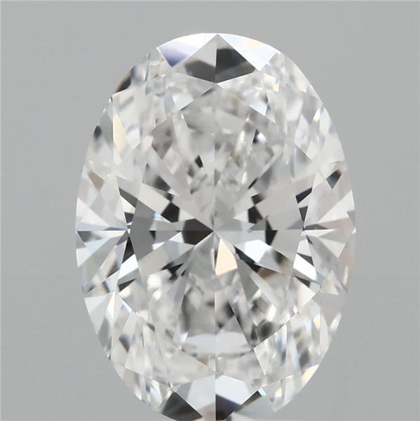 3.6ct Oval E VVS1 Lab Created Diamond