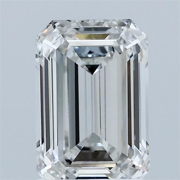 1.51ct Emerald F VVS2 Lab Created Diamond