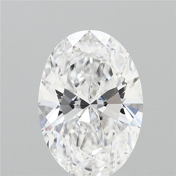 3.03ct Oval D VVS2 Lab Created Diamond