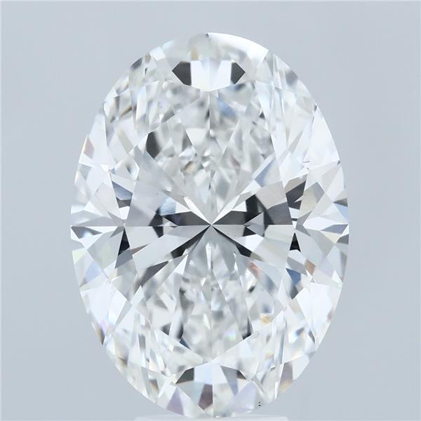 7.01ct Oval F VS1 Lab Created Diamond