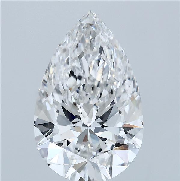 4.01ct Pear F VVS2 Lab Created Diamond