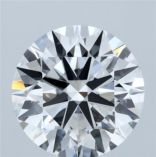 3.81ct Round F VVS2 Lab Created Diamond