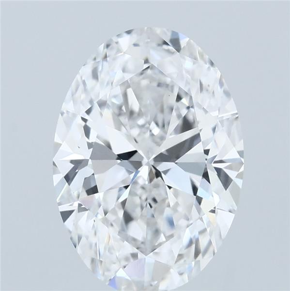 3.02ct Oval E VVS2 Lab Created Diamond