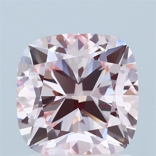 1.62ct Cushion FANCY INTENSE PINK VS1 Lab Created Diamond