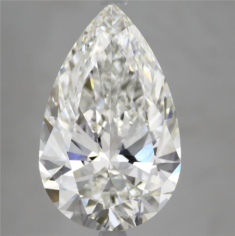 4.61ct Pear F VS1 Lab Created Diamond