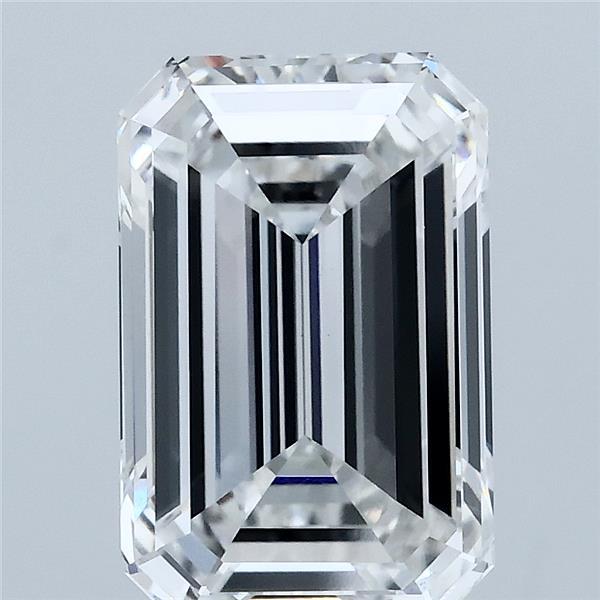 3.51ct Emerald F VVS2 Lab Created Diamond