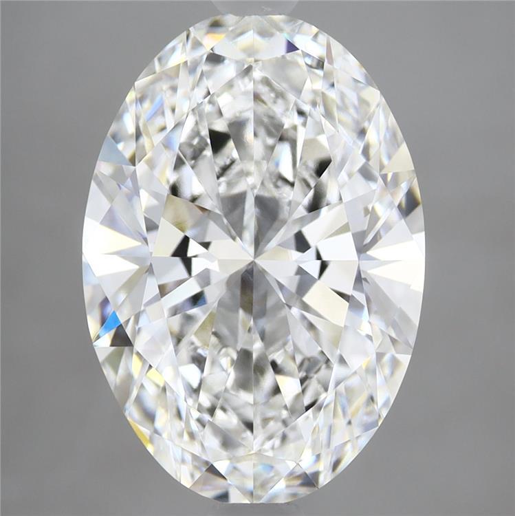 4.73ct Oval F VVS2 Lab Created Diamond