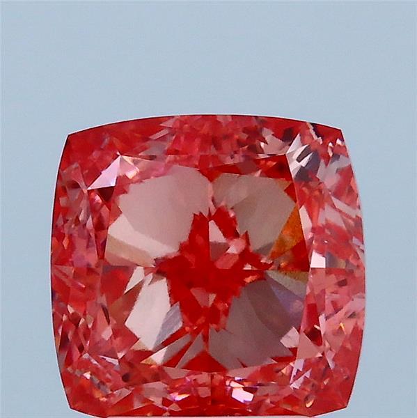 3.05ct Cushion FANCY VIVID PINK VVS2 Lab Created Diamond