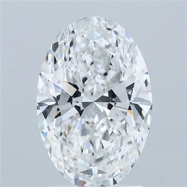 2.05ct Oval E VVS2 Lab Created Diamond