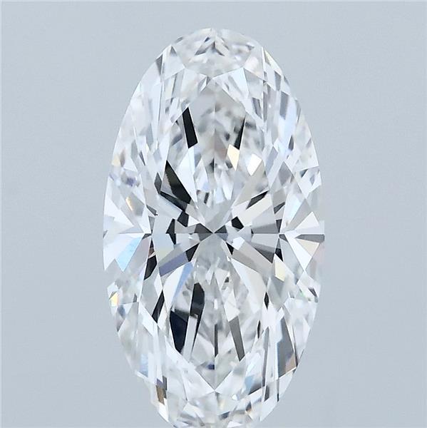 1.91ct Oval D VVS2 Lab Created Diamond