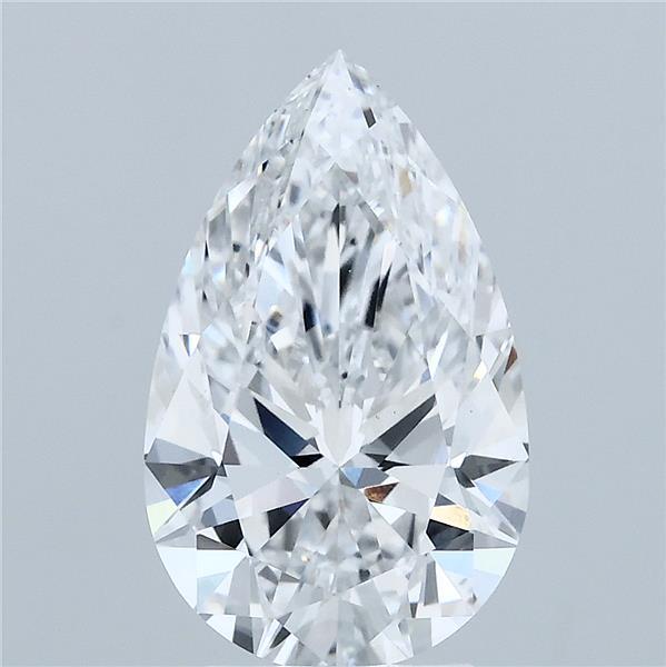 3.01ct Pear D VS1 Lab Created Diamond
